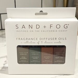 🎃🍎Sand + Fog Fragrance Diffuser Oil Set of 4 NIB Fall Scents